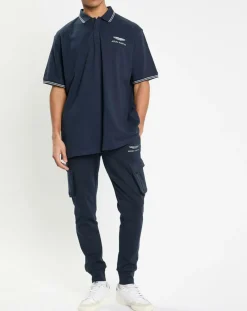 Jogging cargo Aston Martin Racing bleu marine-Hackett London Outlet