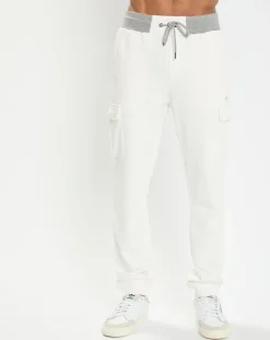 Homme Hackett London Pantalons^Jogging cargo Slim Fit écru