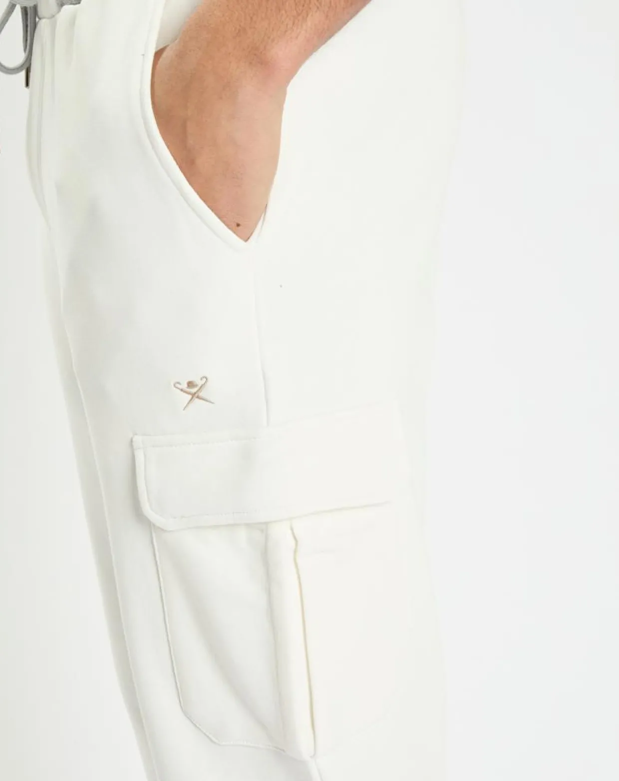 Homme Hackett London Pantalons^Jogging cargo Slim Fit écru