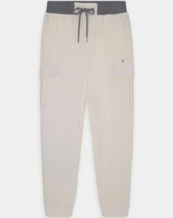Homme Hackett London Pantalons^Jogging cargo Slim Fit écru