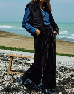 Jogging en Velours Zana noir-Lauren Vidal Hot