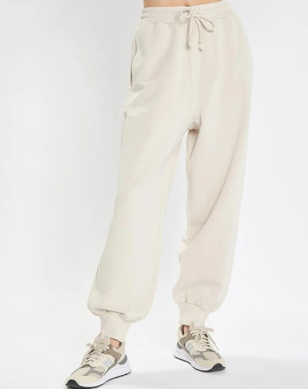 Femme Marc O'Polo Pantalons^Jogging large 90s écru