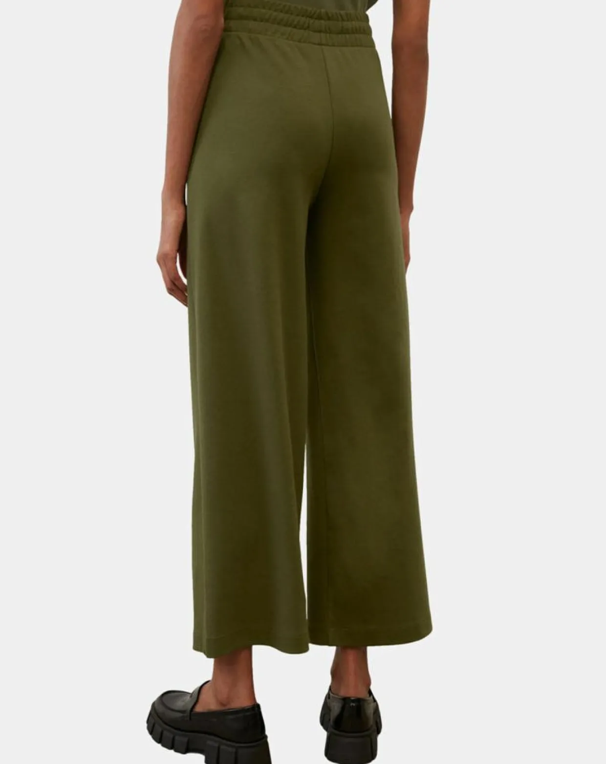 Femme Marc O'Polo Pantalons^Jogging large taille élastique kaki