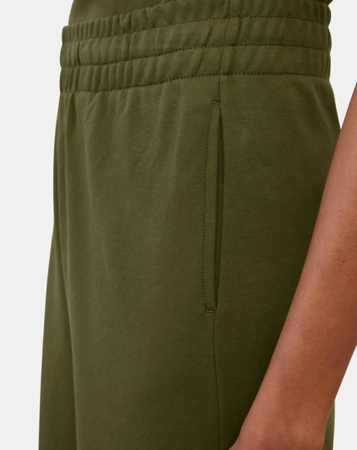 Femme Marc O'Polo Pantalons^Jogging large taille élastique kaki