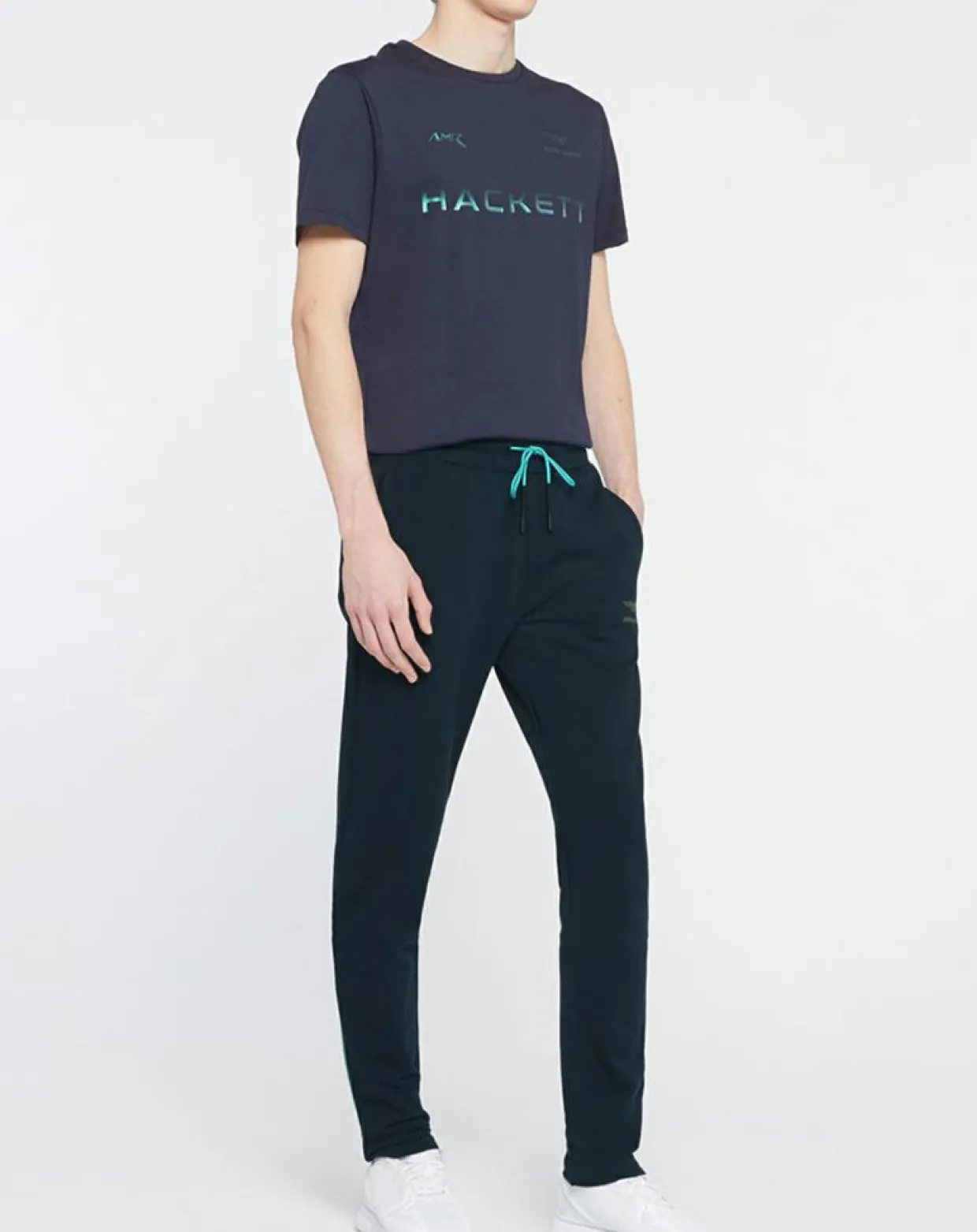 Jogging Slim Fit Aston Martin Racing bleu marine-Hackett London Online