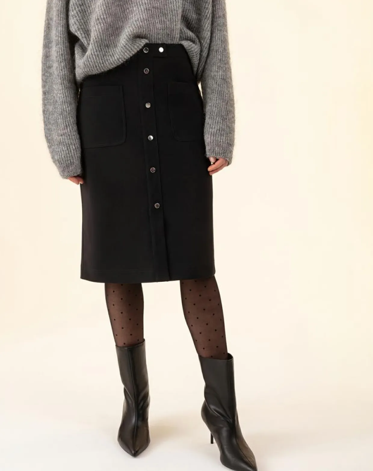 Femme Indies Robes^Jupe Fanny noire