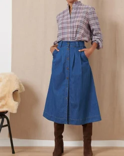 Femme Garance Paris Pantalons^Jupe Tolede bleue