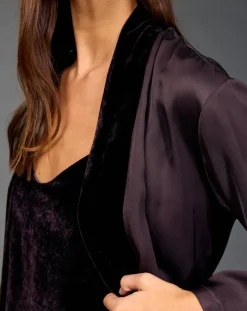 Kimono Ambre raisin-Lauren Vidal Outlet