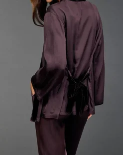 Kimono Ambre raisin-Lauren Vidal Outlet