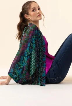 Kimono Magie bleu-Bleu Blanc Rouge