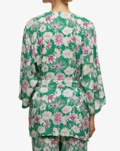 Femme Passionata Lingerie, Nuit^Kimono Naya imprimé grandes fleurs multicolore