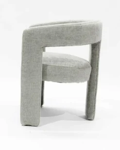 Uniqka Fauteuils^Lagon - Fauteuil de salon gris en tissu design