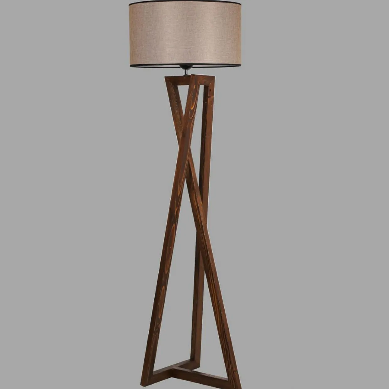 Lampadaire Arianne noyer - 24x45x166 cm-Opviq Discount
