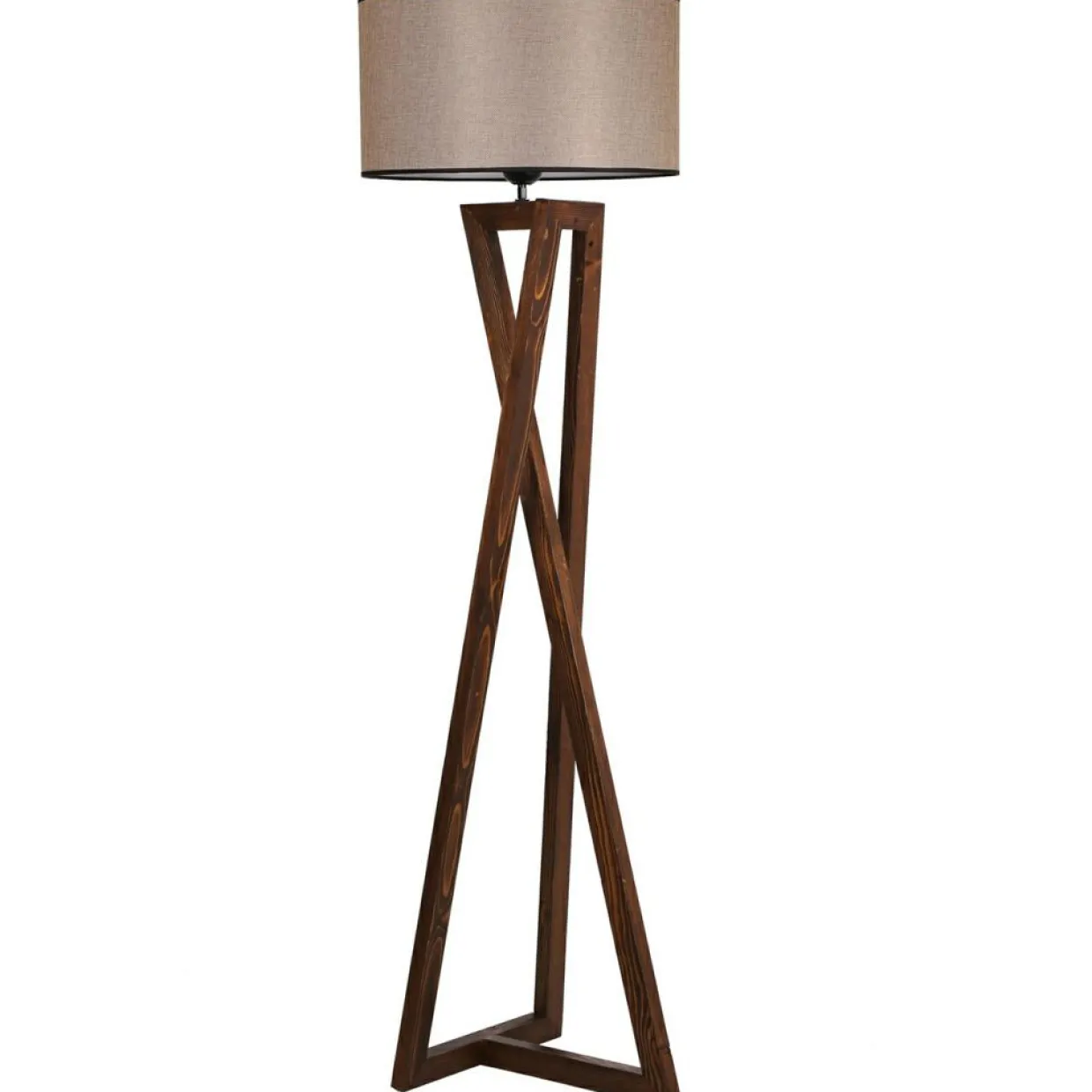 Lampadaire Arianne noyer - 24x45x166 cm-Opviq Discount
