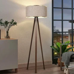 Lampadaire AYD beige/doré - 140 cm-Sheen Hot