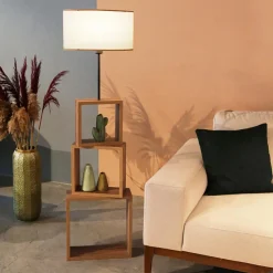 Lampadaire AYD crème - 20x37x140 cm-Opviq Hot