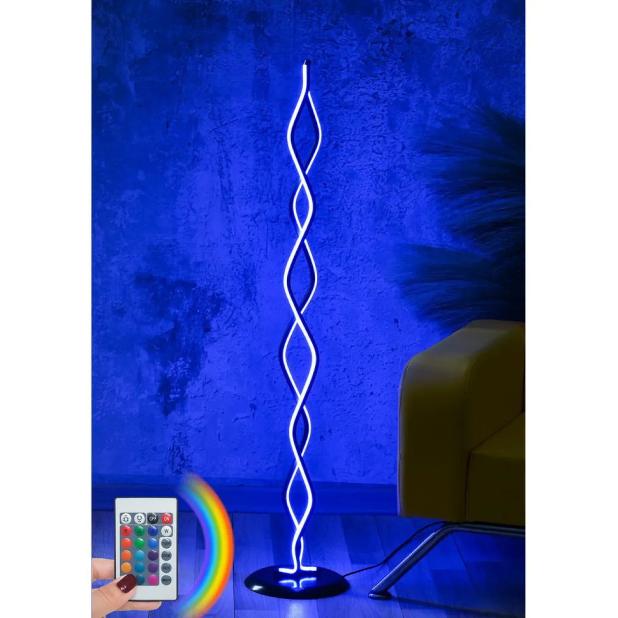 Lampadaire Catena multicolore - 25x25x120 cm-Sheen Discount