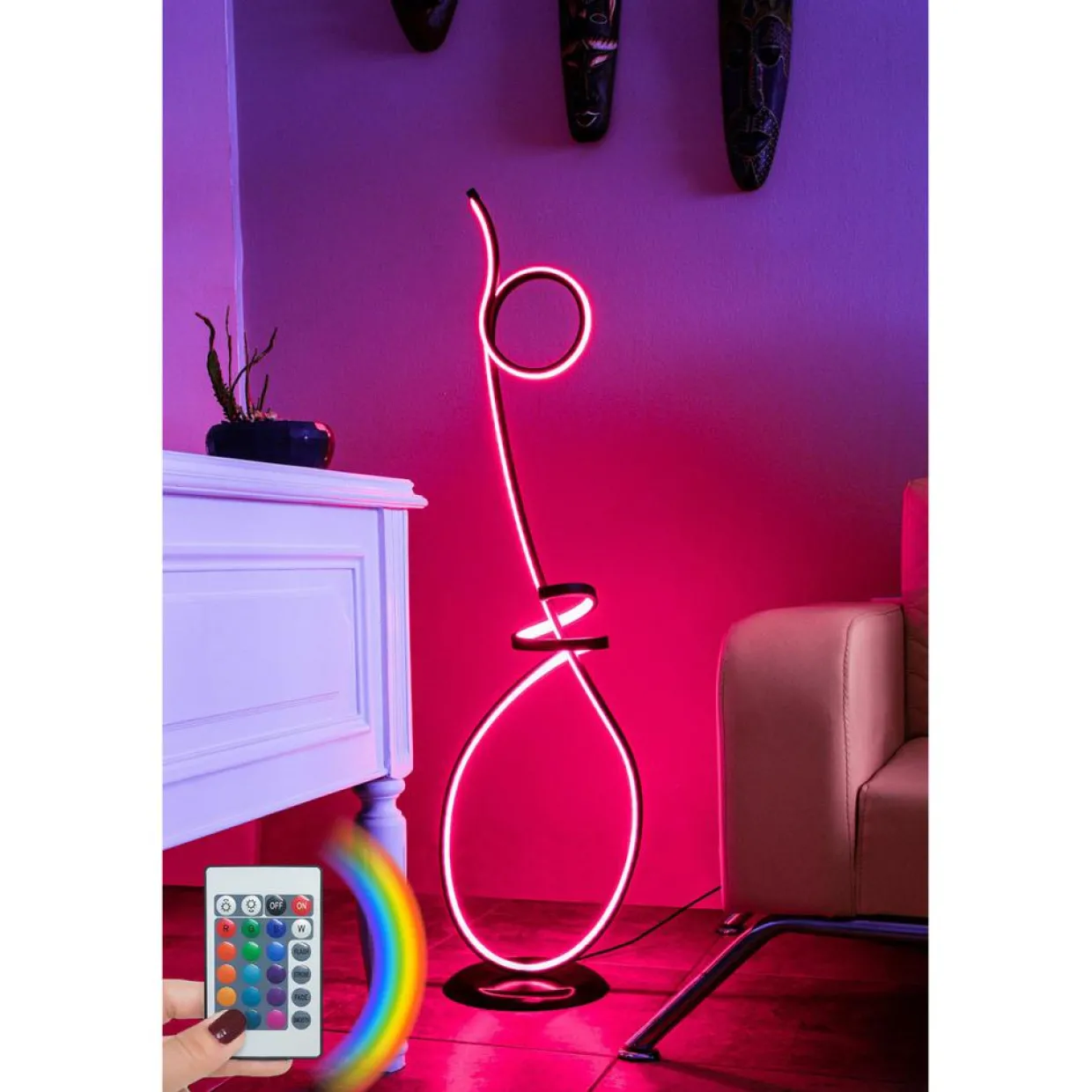 Sheen Lampadaire^Lampadaire Picasso multicolore - 30x25x120 cm