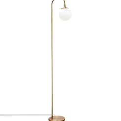 Lampadaire Viran doré - 27x27x146 cm-Opviq