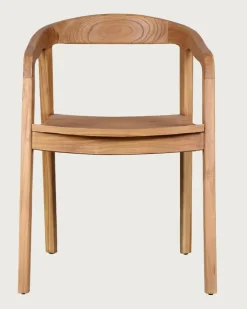 Uniqka Chaises^Lot de 2 chaises Charline en teck massif