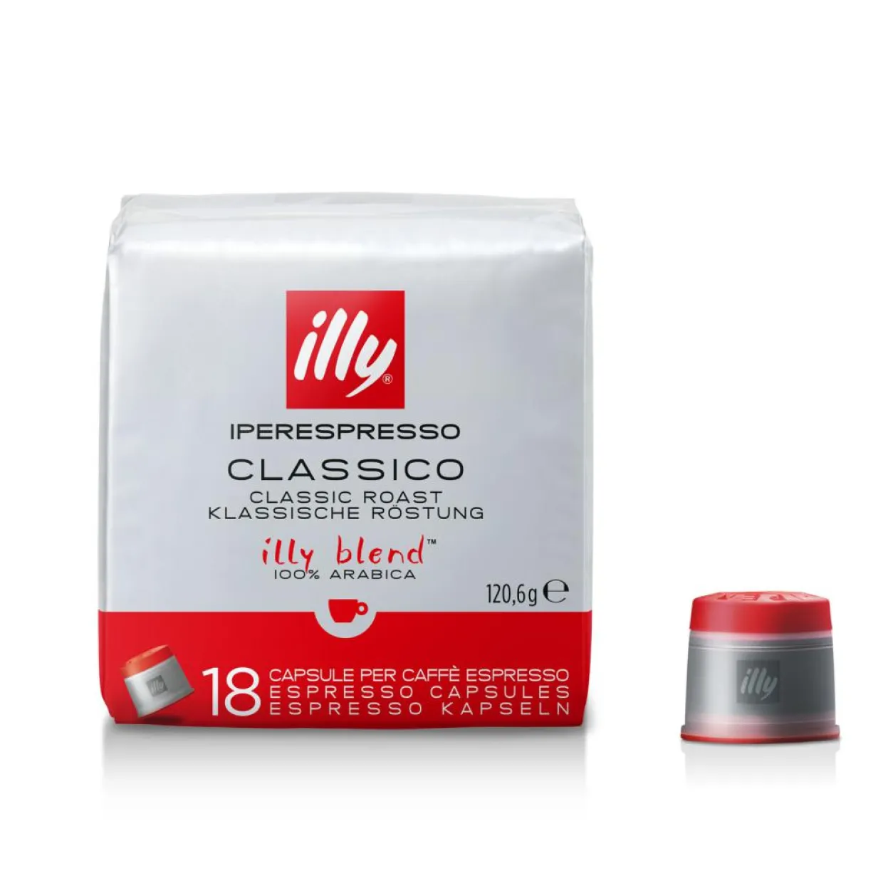 Illy Electroménager^Machine X7.1 Iperespresso blanche + 6x18 capsules Iperespresso Classico