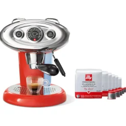 Machine X7.1 Iperespresso rouge + 6x18 capsules Iperespresso Classico-Illy Outlet