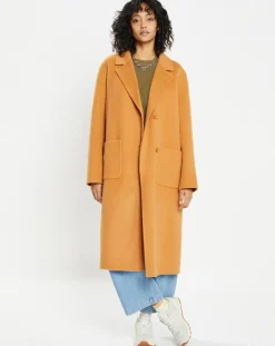 Manteau 100% Laine Chloe light camel-Lou Andrea New