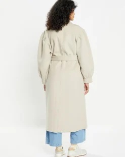 Femme Lou Andrea Manteaux^Manteau 100% Laine Lola gre=ège