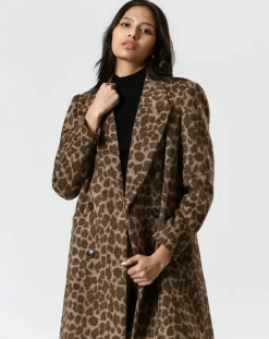 Manteau Adeline marron-The Korner Outlet