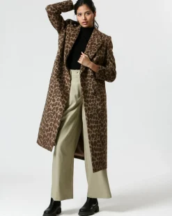 Manteau Adeline marron-The Korner Outlet