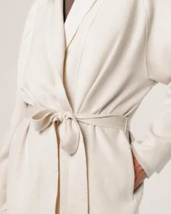 Femme Rodier Manteaux^Manteau Aishwarya long blanc écru