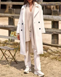 Manteau Aska crème-Lauren Vidal Online