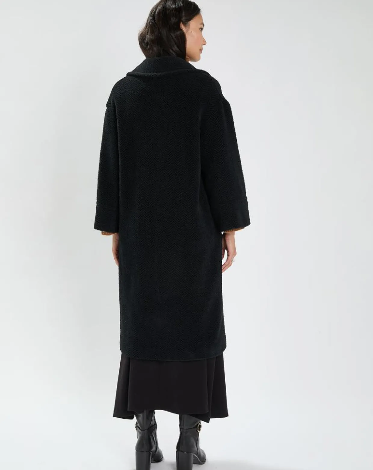 Manteau Aska noir-Lauren Vidal New