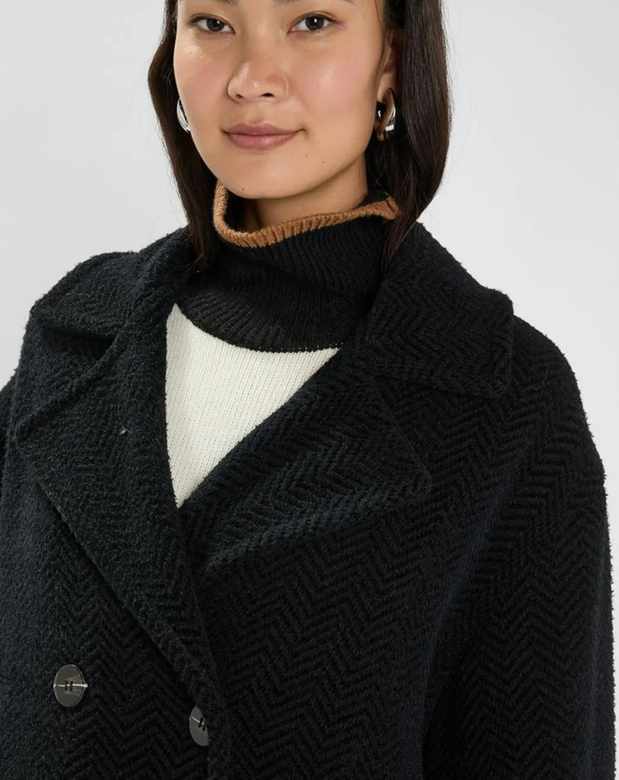 Manteau Aska noir-Lauren Vidal New