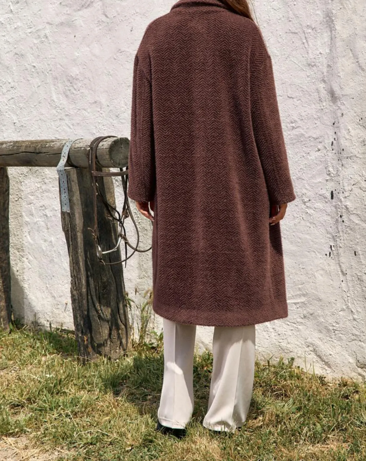 Manteau Aska raisin-Lauren Vidal Clearance