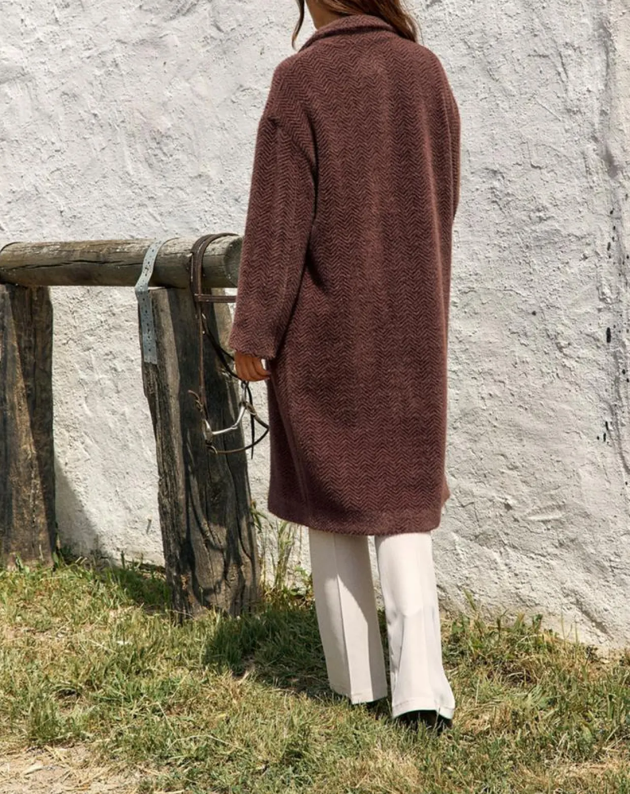 Manteau Aska raisin-Lauren Vidal Clearance