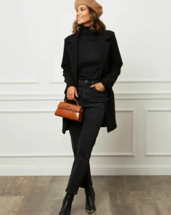 Femme L'Armoire de Suzette Manteaux^Manteau Bleuet noir