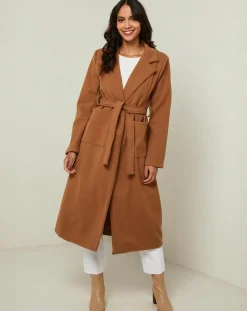 Manteau Camélia camel-L'Armoire de Suzette Clearance