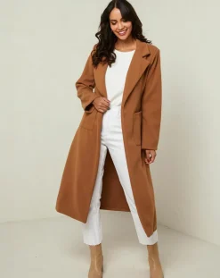 Manteau Camélia camel-L'Armoire de Suzette Clearance