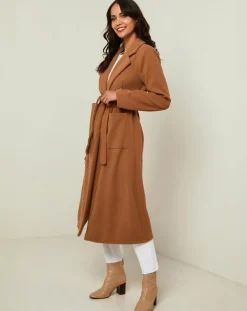 Manteau Camélia camel-L'Armoire de Suzette Clearance