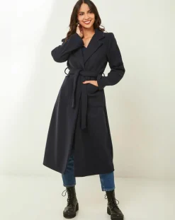 Femme L'Armoire de Suzette Manteaux^Manteau Camélia marine