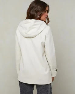 Manteau Capucine écru-L'Armoire de Suzette Discount