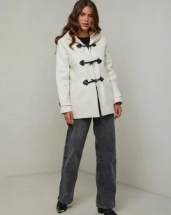 Manteau Capucine écru-L'Armoire de Suzette Discount