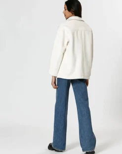 Manteau Célia blanc-The Korner Hot