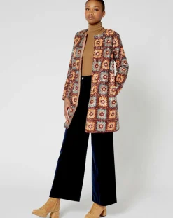 Femme Manoush Manteaux^Manteau Crochet Paillette sequins chocolat