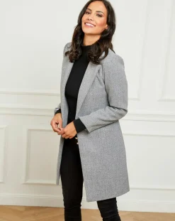 Femme L'Armoire de Suzette Manteaux^Manteau Elodie gris
