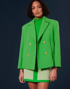 Manteau en double coton vert-Tara Jarmon Hot