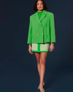 Manteau en double coton vert-Tara Jarmon Hot