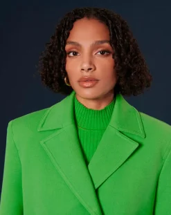 Manteau en double coton vert-Tara Jarmon Hot