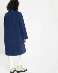Femme Lou Andrea Manteaux^Manteau en Fausse Fourrure Romy indigo